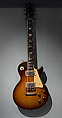 Les Paul Standard (serial no. 8 2453), Gibson (American, founded Kalamazoo, Michigan 1902), Mahogany, maple, rosewood, metal, plastic